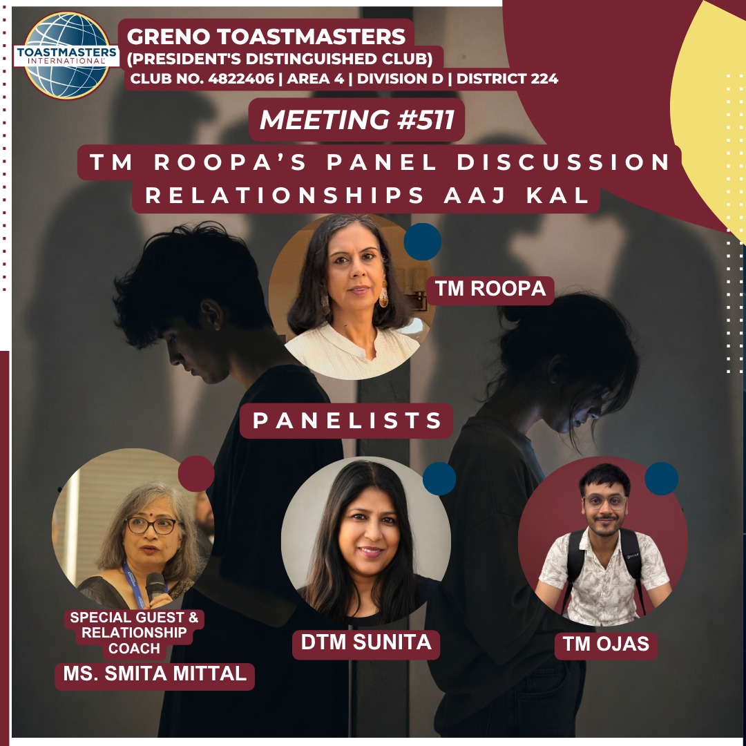 Greno Toastmasters Meeting #511 Poster